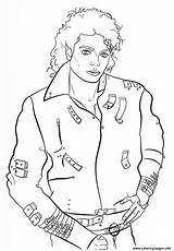 Michael Jackson Celebrity Coloring Page Printable sketch template