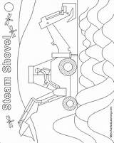 Steam Shovel coloring Page Printout EnchantedLearningcom sketch template