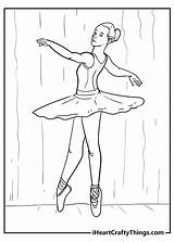 Ballet Dancer Coloring Pages sketch template