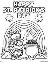 St Patricks Day Coloring Page sketch template