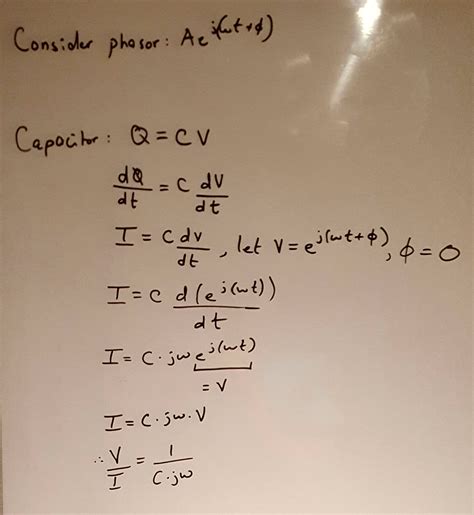 ac - How to Derive Capacitive- and Inductive Reactance Formula ...