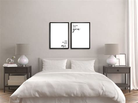 Bedroom Wall Art Set of 2 Rustic Decor Prints Wall Decor - Etsy