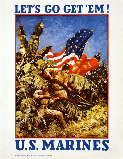 USMC WWII poster restoration by AdamCuerden on DeviantArt