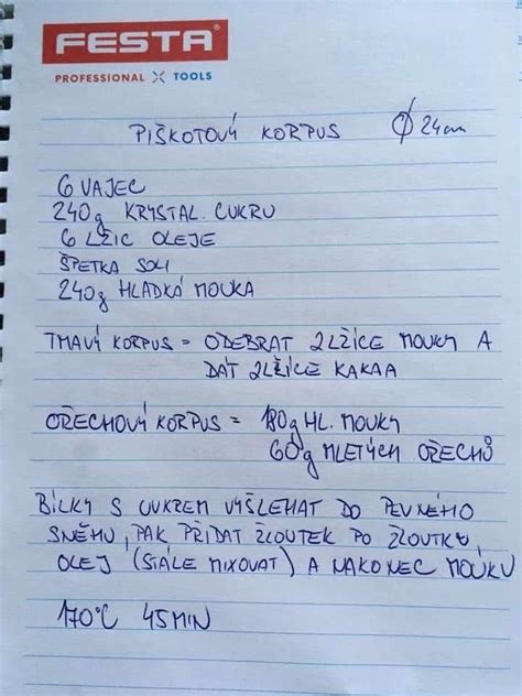 Handwritten Recipes from Czech and Slovak Cuisine