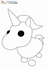 Coloring Page Roblox Adopt Me Evil Unicorn 48% OFF sketch template