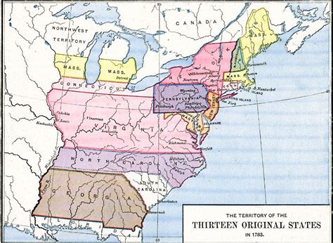 1783 Map Of The United States | Map Of the United States