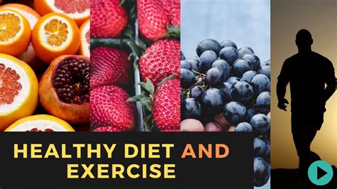 Importance of a healthy diet and exercise - YouTube