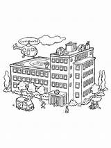 Krankenhaus Ausmalbilder  Kostenlose Malvorlagen sketch template