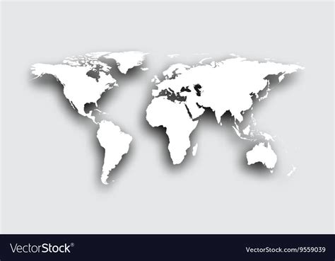 Vector Grey World Map Mapa Del Mundo Mapas Vector | Porn Sex Picture