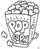 Popcorn Coloring Pages  Free Printable Sheets For Kids GBcoloring sketch template