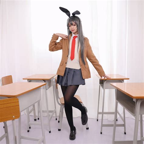 Rascal Does Not Dream of Bunny Girl Senpai Mai Sakurajima Cosplay Cost – Winkcosplay