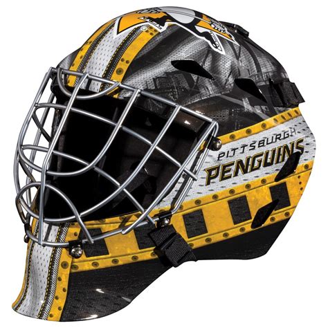 Pittsburgh Penguins Unsigned Franklin Sports Replica Full-Size Goalie Mask