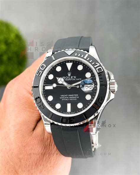 Rolex Yacht-Master 42 Oysterflex Black Dial 226659