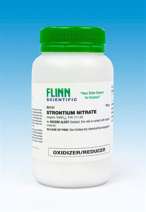 Strontium Nitrate, Reagent, 100 g | Flinn Scientific