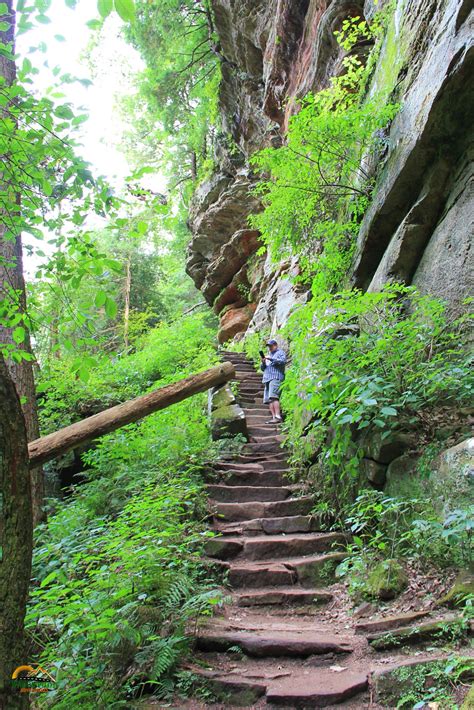 Hocking Hills State Park Rock House Hiking Trail