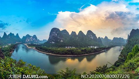 山水风景图片素材,大自然,花草_大山谷图库