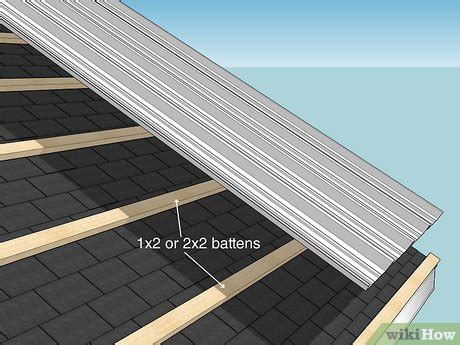 6 Easy Ways to Install Metal Roofing over Shingles - wikiHow