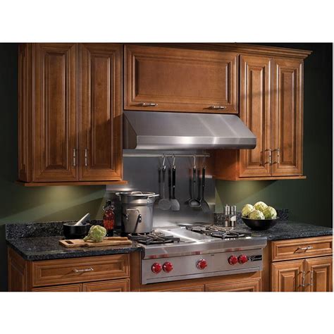 Broan-NuTone Elite 48 in. Convertible Under Cabinet Range Hood with Light in Stainless Steel ...