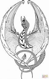 Fantasy Dragon coloring page  Free Printable Coloring Pages sketch template