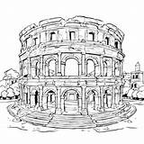 Download Coloring Page Of The Colosseum In Rome Italy Pages  sketch template