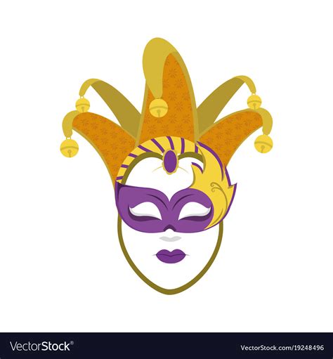 Isolated mask design Royalty Free Vector Image