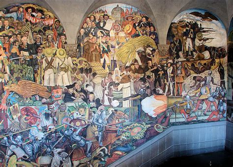 The National Palace Or Palacio Nacional Diego Rivera Murals. Mexico City D.F. M xico. Travels ...