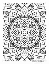 Mandala Coloring Pages Printable sketch template