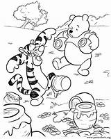 Pooh Bear And Friends Coloring Pages  Home sketch template