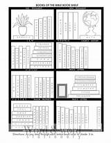 Bible Bookcase Coloring Pages sketch template