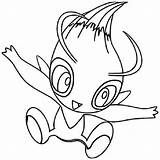 Celebi Coloring Pages At Getdrawings Free Download  Vrogueco sketch template
