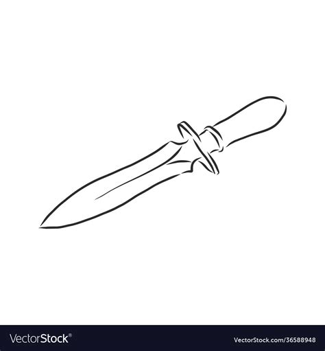 How To Draw A Dagger