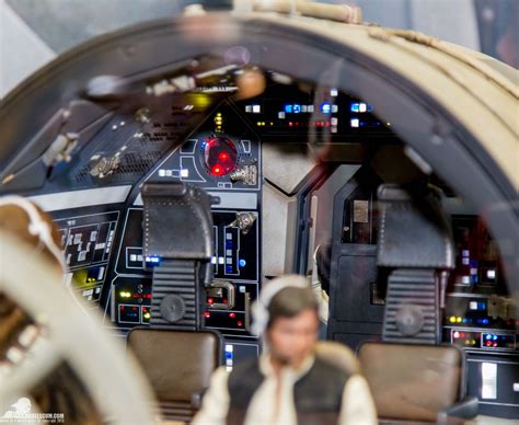 millennium falcon cockpit 3d model