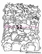 DIGITAL DOWNLOAD  SQUISH Coloring Page Diy Kid Friendly sketch template