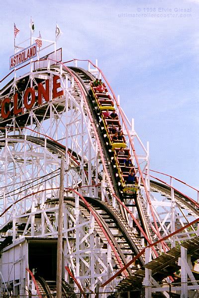 Landmark Coney Island Roller Coaster | Coney Island Cyclone, Luna Park