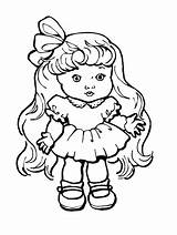 Cute Toy Doll coloring Page  Download Print Or Color Online For Free sketch template