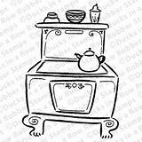 Wood Burning Stove Coloring Pages sketch template