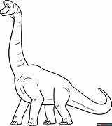 Brachiosaurus Coloring Page  Easy Drawing Guides sketch template