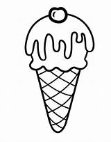 Ice Cream Cone Coloring Page  Download Print Or Color Online For Free sketch template