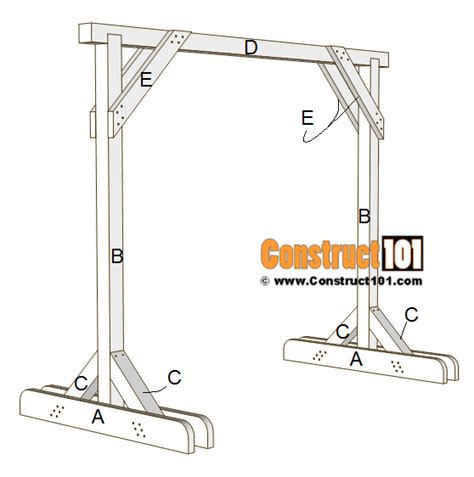 Porch Swing Stand Plans - Free PDF Download - Construct101