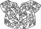 Hawaiian Lei Coloring Pages Printable sketch template