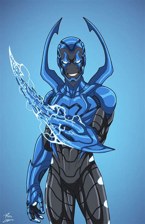 Escaravelho Azul (Earth-27) Blue Beetle color variant by phil-cho | Dc Earth 27 - Phil Cho ...