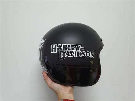 Harley Davidson Helmet Decals - Juzz Wheelzz