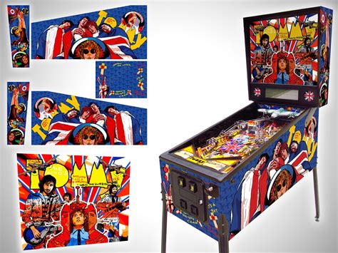 The Who's Tommy (Hand Drawn) - Pinball Cabinet Decals - Retro Refurbs