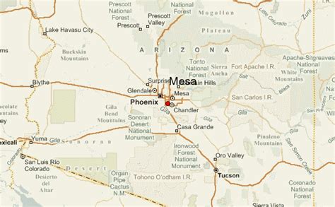 Mesa Location Guide