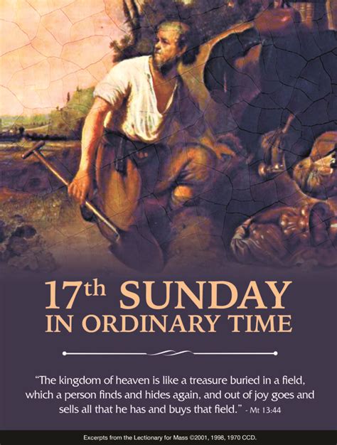 17th Sunday in Ordinary Time | All Saints Parish