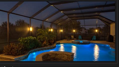 LED Lanai Lighting by Sunset Lighting Design, LLC | Tampa, FL | Lanai lighting, Backyard pool ...