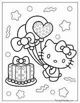 Punk Hello Kitty Coloring Pages sketch template