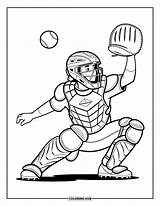 140  Dibujos De Béisbol Para Colorear Niños Y Adultos PDFs Gratis sketch template