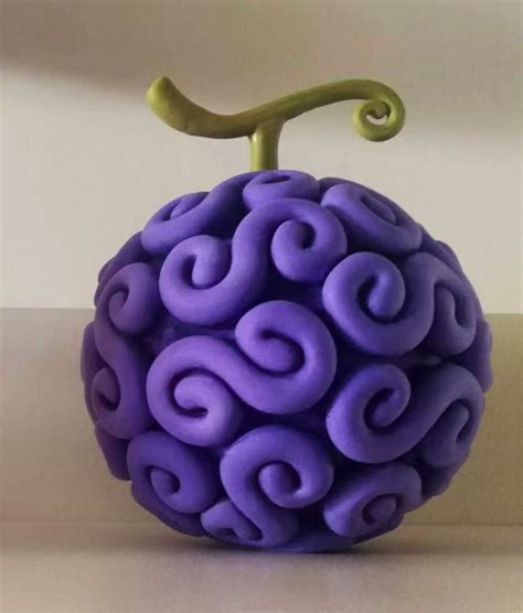 Devil Fruit Clay Ornaments Custom Any Sizeone Funny Purple - Etsy