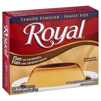 Royal - Royal, Flan, with Caramel Sauce, Family Size (5.5 oz) | Online grocery shopping ...